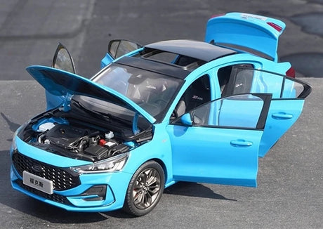 [OEM] 1:18 Ford 2022 Focus Blue Model Car Die-Cast