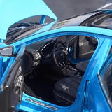 [OEM] 1:18 Ford 2022 Focus Blue Model Car Die-Cast