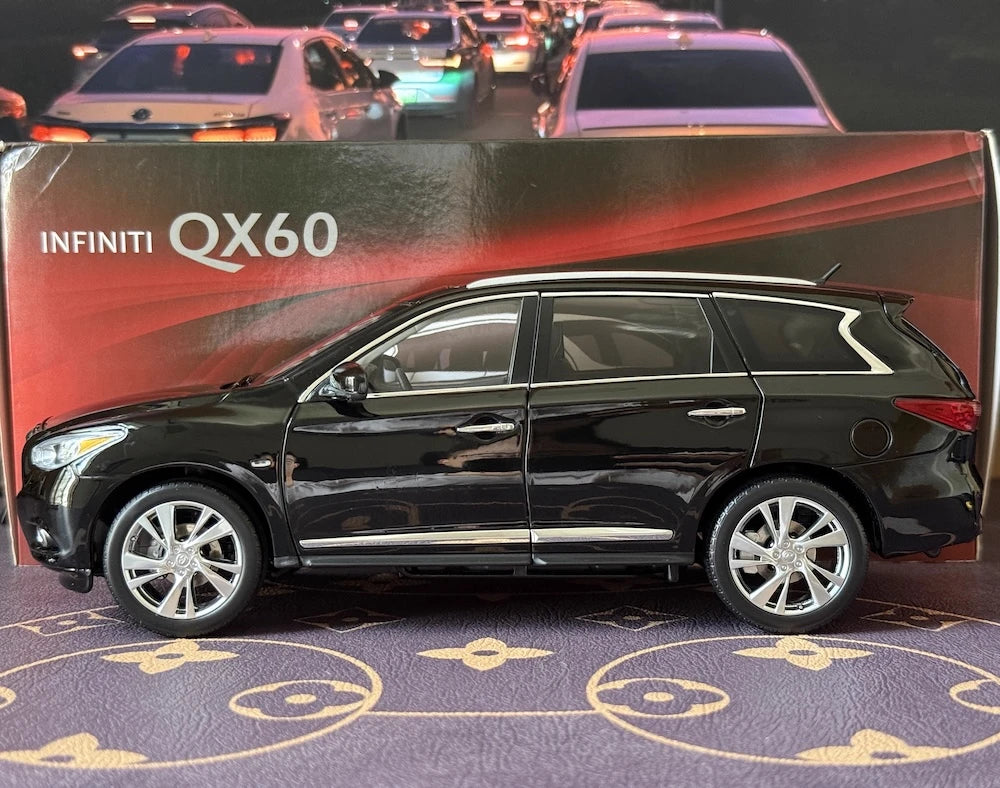 [OEM] 1:18 Infiniti 2014 QX60 Black Model Car Die-Cast