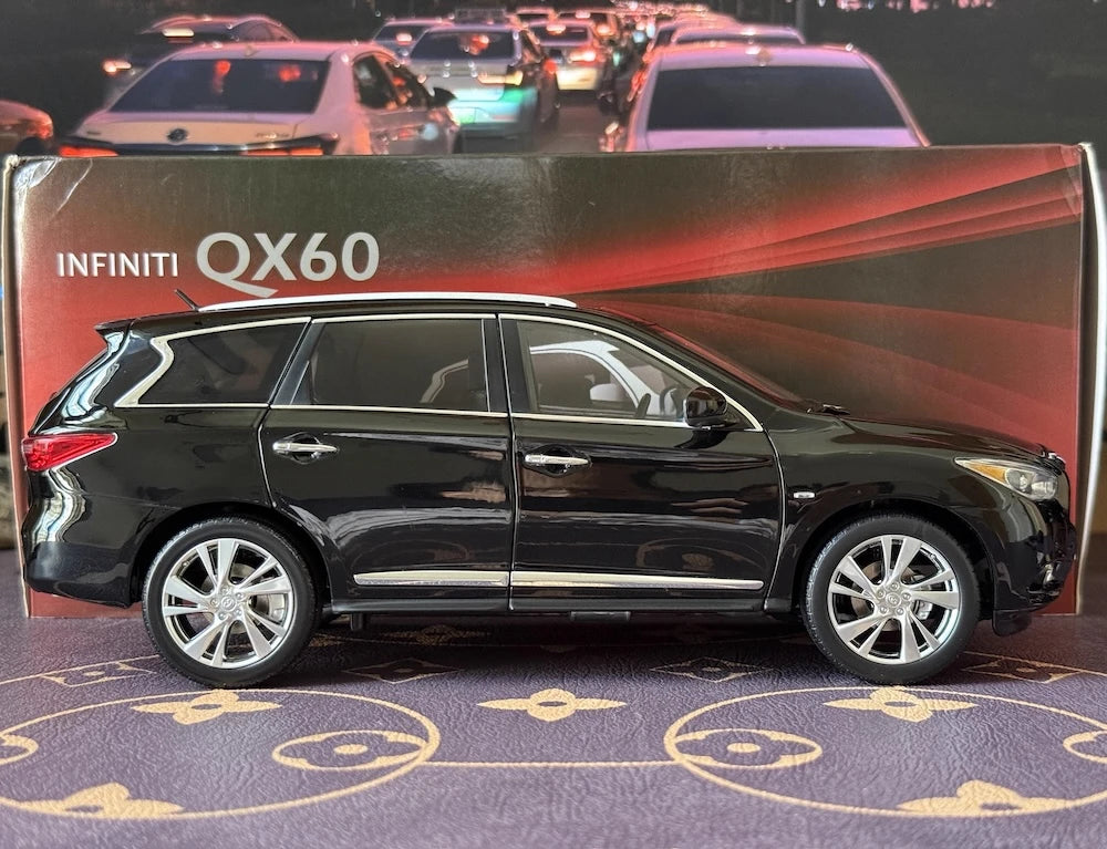 [OEM] 1:18 Infiniti 2014 QX60 Black Model Car Die-Cast