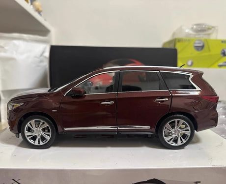 [OEM] 1:18 Infiniti 2014 QX60 Wine Model Car Die-Cast
