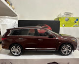 [OEM] 1:18 Infiniti 2014 QX60 Wine Model Car Die-Cast