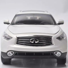 [OEM] 1:18 Infiniti 2014 QX70 White Model Car Die-Cast