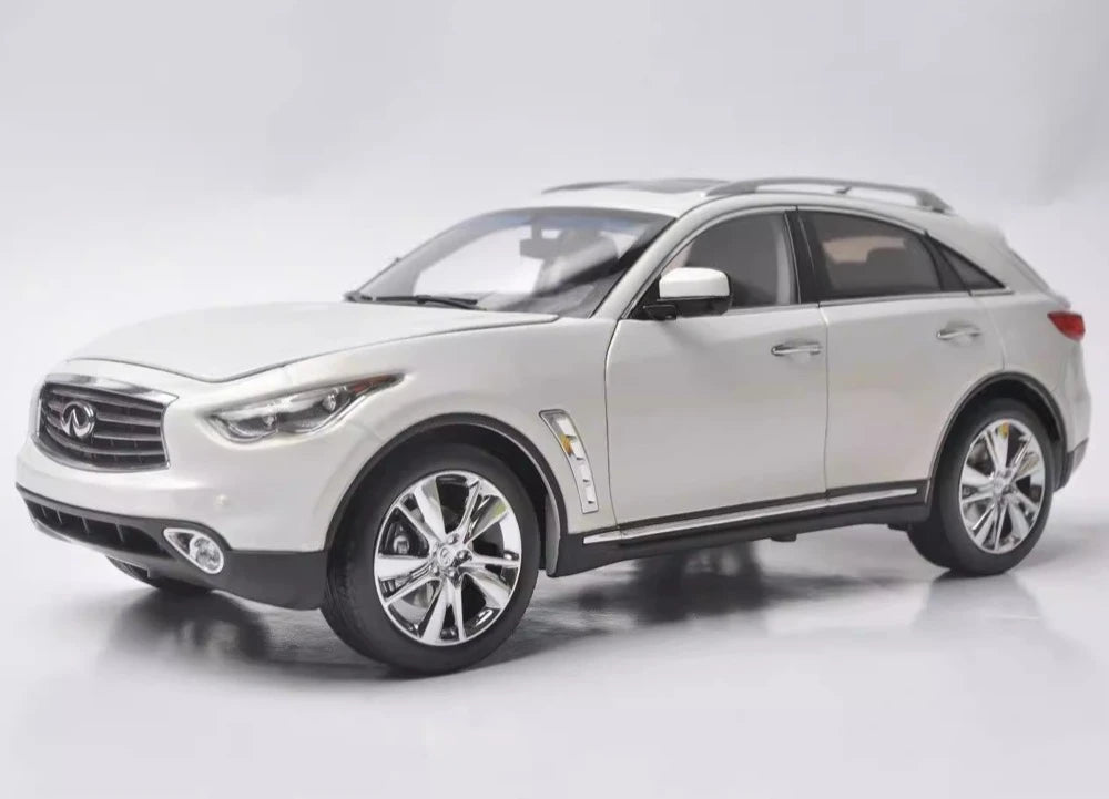 [OEM] 1:18 Infiniti 2014 QX70 blanc voiture miniature Die-Cast