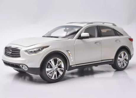 [OEM] 1:18 Infiniti 2014 QX70 White Model Car Die-Cast