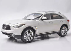 [OEM] 1:18 Infiniti 2014 QX70 White Model Car Die-Cast