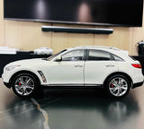 [OEM] 1:18 Infiniti 2014 QX70 blanc voiture miniature Die-Cast