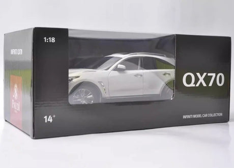 [OEM] 1:18 Infiniti 2014 QX70 White Model Car Die-Cast