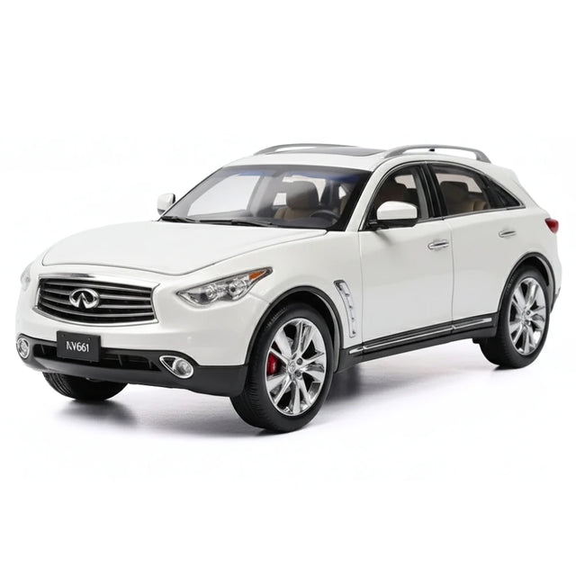 [OEM] 1:18 Infiniti 2014 QX70 blanc voiture miniature Die-Cast