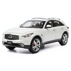 [OEM] 1:18 Infiniti 2014 QX70 White Model Car Die-Cast