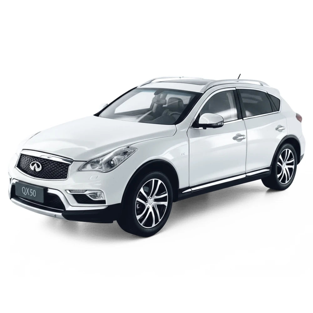 [OEM] 1:18 Infiniti 2015 QX50 White Model Car Die-Cast