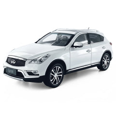 [OEM] 1:18 Infiniti 2015 QX50 White Model Car Die-Cast