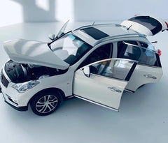[OEM] 1:18 Infiniti 2015 QX50 White Model Car Die-Cast