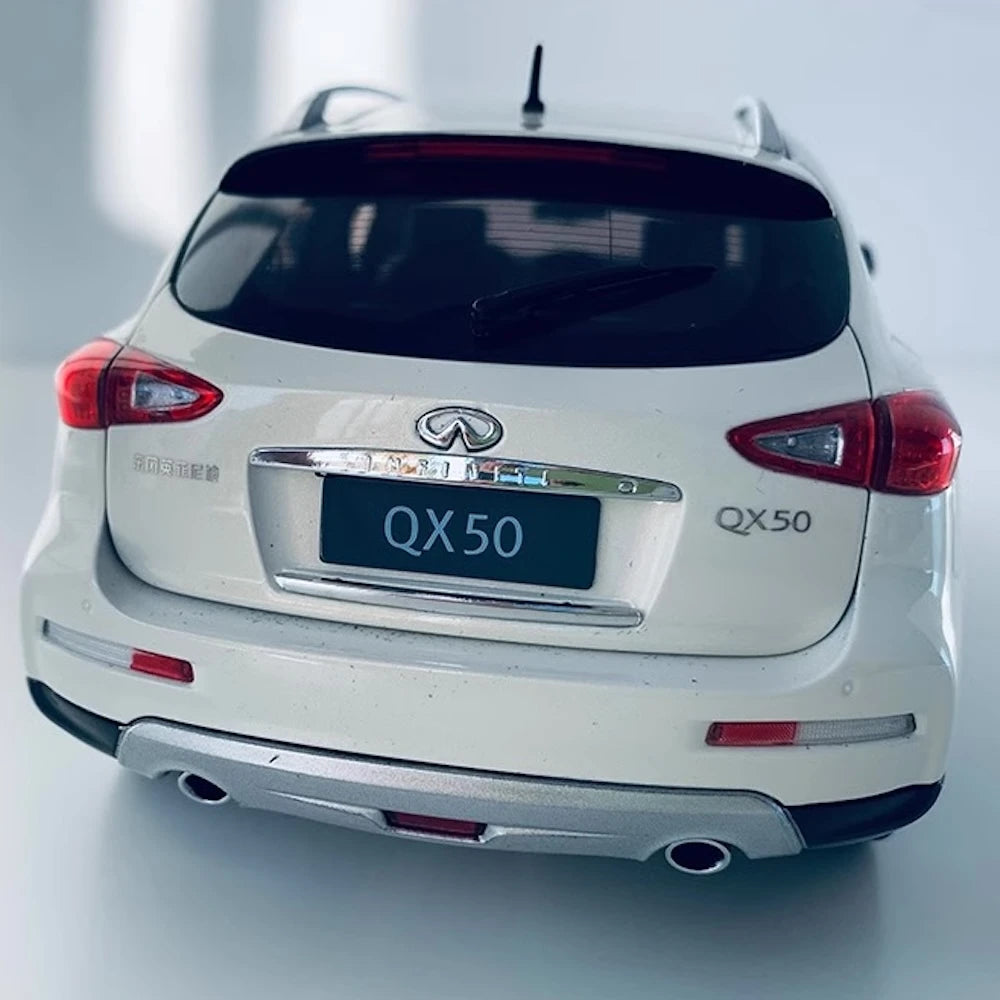 [OEM] 1:18 Infiniti 2015 QX50 ホワイト モデルカー Die-Cast