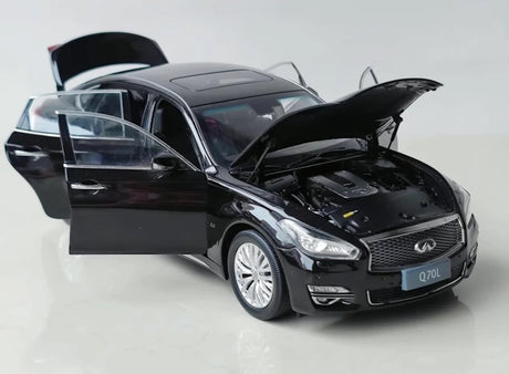 [OEM] 1:18 Infiniti 2017 Q70L Black Model Car Die-Cast