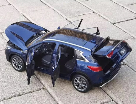 [OEM] 1:18 Infiniti 2019 QX50 Blue Model Car Die-Cast