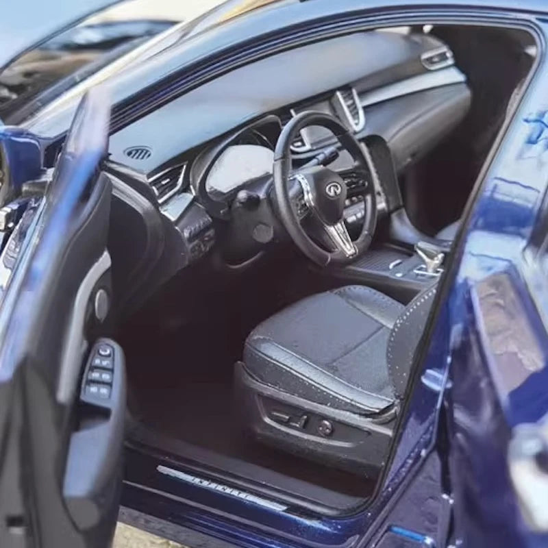[OEM] 1:18 Infiniti 2019 QX50 Blue Model Car Die-Cast
