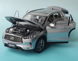 [OEM] 1:18 Infiniti 2019 QX50 Gray Model Car Die-Cast