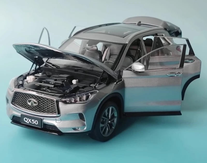 [OEM] 1:18 Infiniti 2019 QX50 Gray Model Car Die-Cast