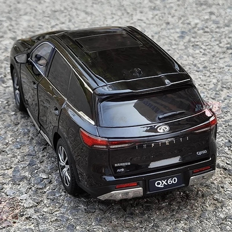 [OEM] 1:18 Infiniti 2022 QX60 Black Model Car Die-Cast