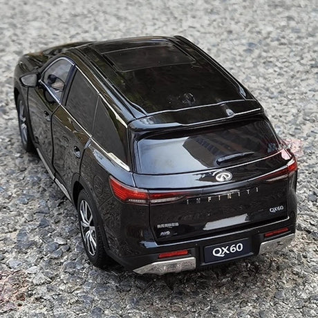 [OEM] 1:18 Infiniti 2022 QX60 Black Model Car Die-Cast