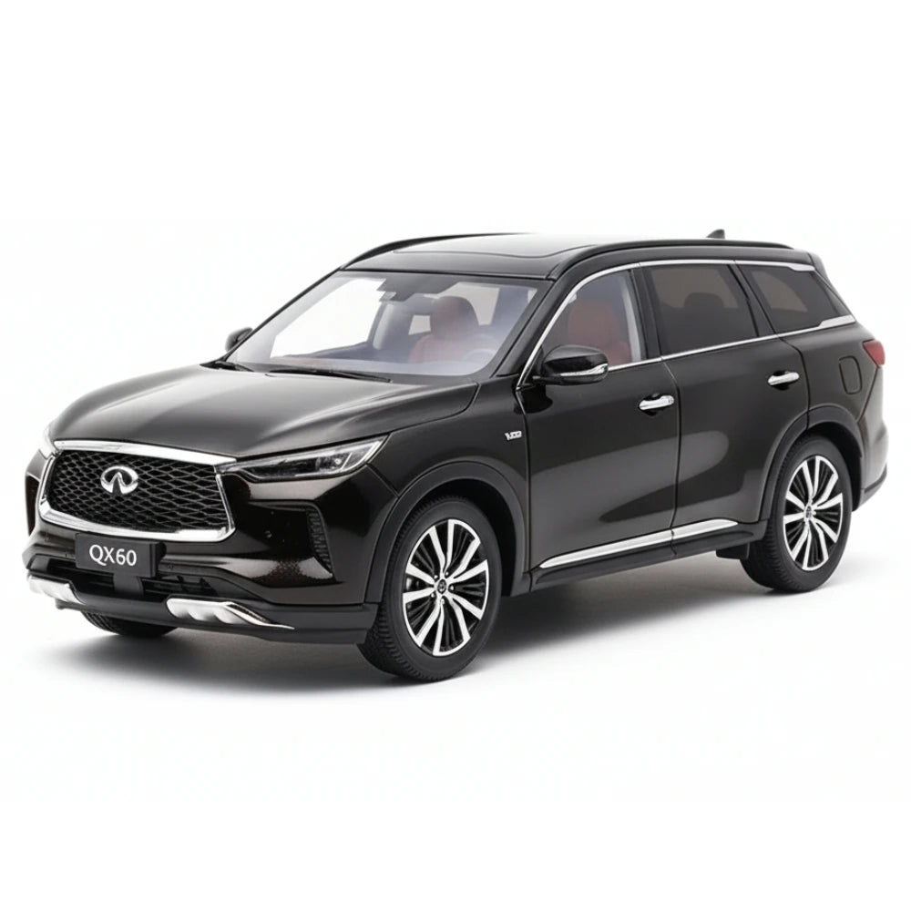 [OEM] 1:18 Infiniti 2022 QX60 Black Model Car Die-Cast