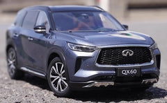 [OEM] 1:18 Infiniti 2022 QX60 Blue Model Car Die-Cast