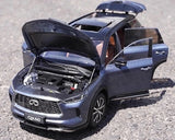 [OEM] 1:18 Infiniti 2022 QX60 Blue Model Car Die-Cast