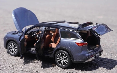[OEM] 1:18 Infiniti 2022 QX60 Blue Model Car Die-Cast