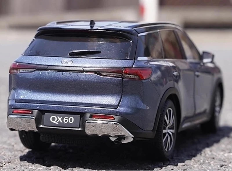 [OEM] 1:18 Infiniti 2022 QX60 Blue Model Car Die-Cast