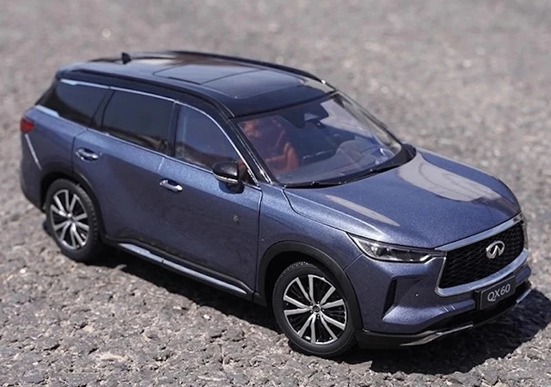 [OEM] 1:18 Infiniti 2022 QX60 Blue Model Car Die-Cast