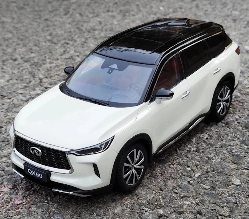 [OEM] 1:18 Infiniti 2022 QX60 White Model Car Die-Cast