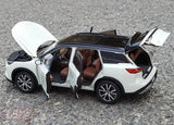 [OEM] 1:18 Infiniti 2022 QX60 White Model Car Die-Cast