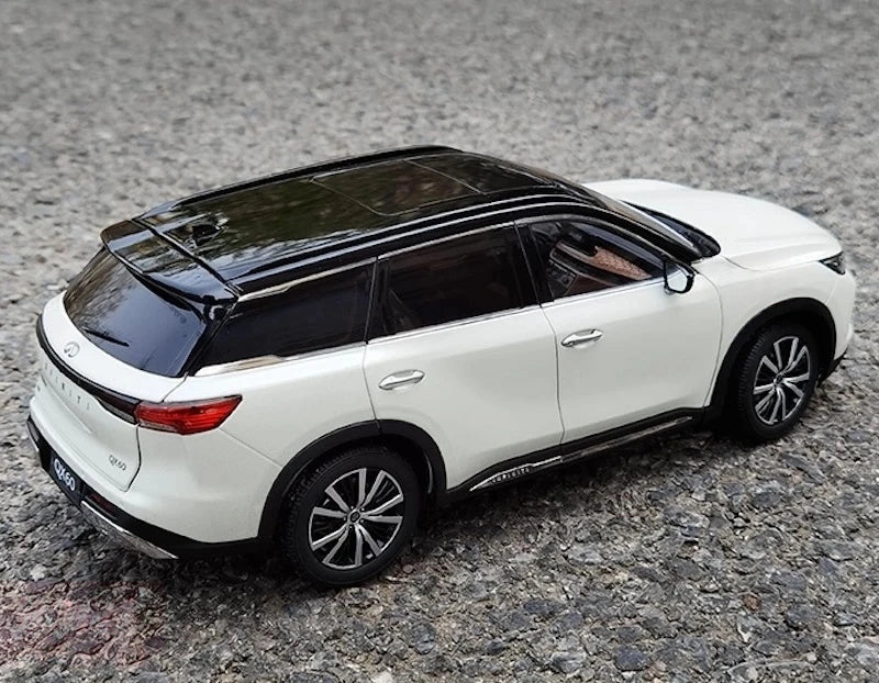 [OEM] 1:18 Infiniti 2022 QX60 White Model Car Die-Cast