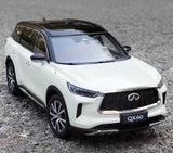 [OEM] 1:18 Infiniti 2022 QX60 White Model Car Die-Cast