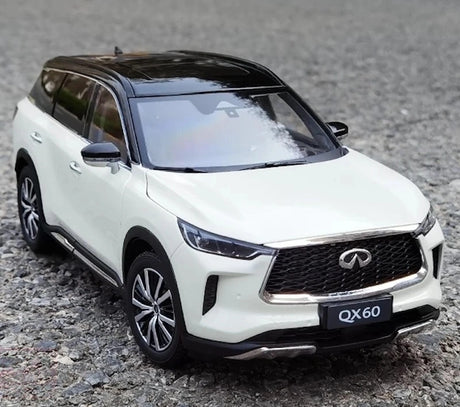 [OEM] 1:18 Infiniti 2022 QX60 White Model Car Die-Cast