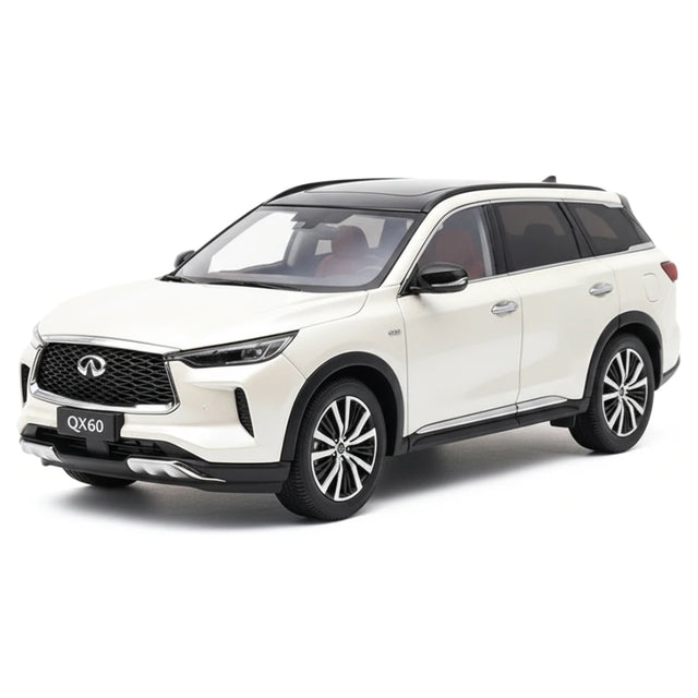 [OEM] 1:18 Infiniti 2022 QX60 White Model Car Die-Cast