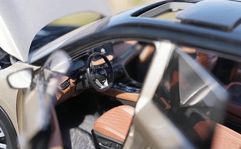 [OEM] 1:18 Infiniti 2022 QX60 Gold Model Car Die-Cast