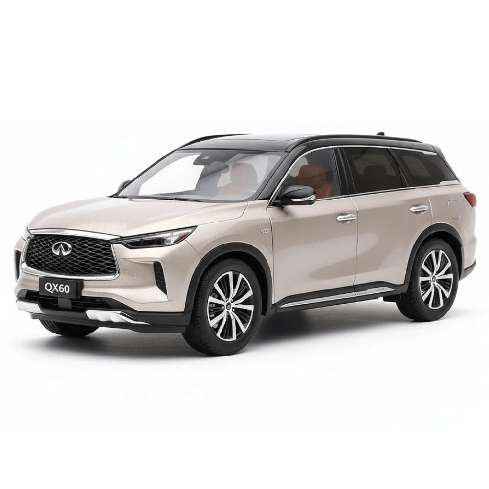 [OEM] 1:18 Infiniti 2022 QX60 Gold Model Car Die-Cast