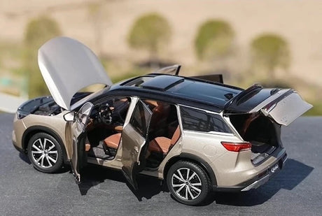 [OEM] 1:18 Infiniti 2022 QX60 Gold Model Car Die-Cast