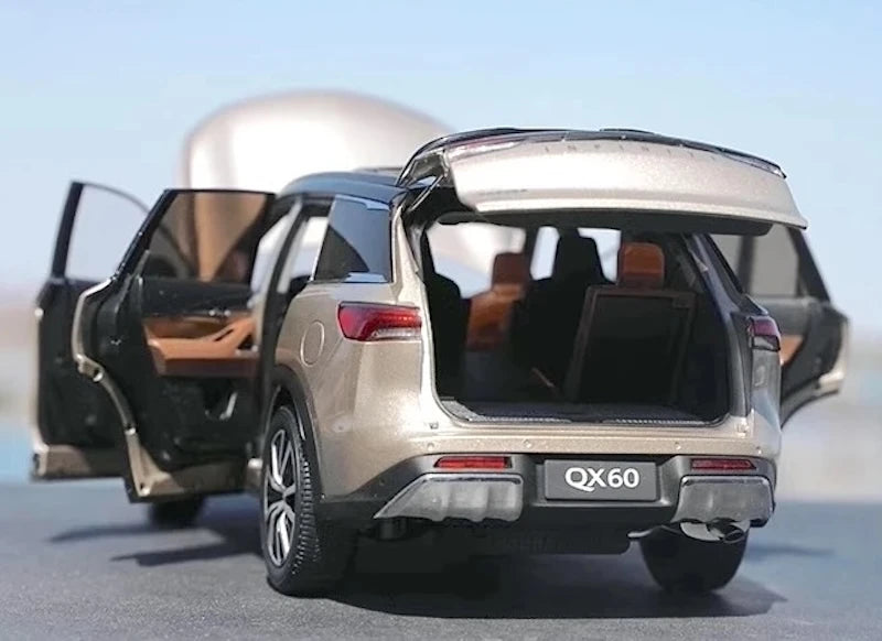 [OEM] 1:18 Infiniti 2022 QX60 ゴールド モデルカー Die-Cast