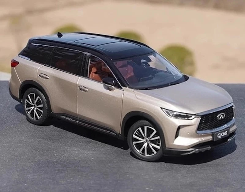 [OEM] 1:18 Infiniti 2022 QX60 Gold Model Car Die-Cast
