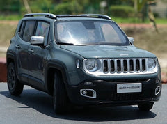 [OEM] 1:18 Jeep 2014 Renegade Gray Model Car Die-Cast