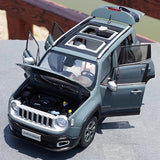 [OEM] 1:18 Jeep 2014 Renegade Gray Model Car Die-Cast