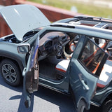 [OEM] 1:18 Jeep 2014 Renegade Gray Model Car Die-Cast