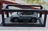 [OEM] 1:18 Jeep 2014 Renegade Gray Model Car Die-Cast