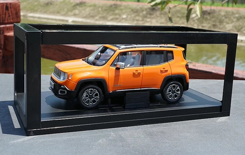 [OEM] 1:18 Jeep 2014 Renegade Orange Model Car Die-Cast