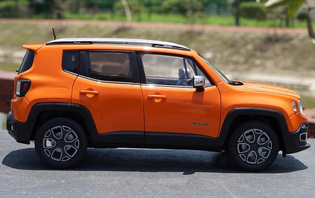 [OEM] 1:18 Jeep 2014 Renegade Orange Model Car Die-Cast