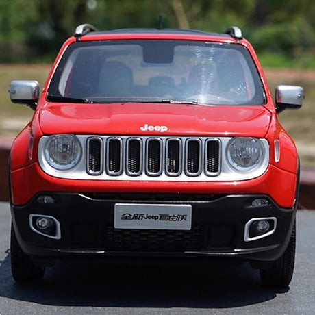 [OEM] 1:18 Jeep 2014 Renegade Red Model Car Die-Cast