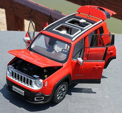 [OEM] 1:18 Jeep 2014 Renegade Red Model Car Die-Cast